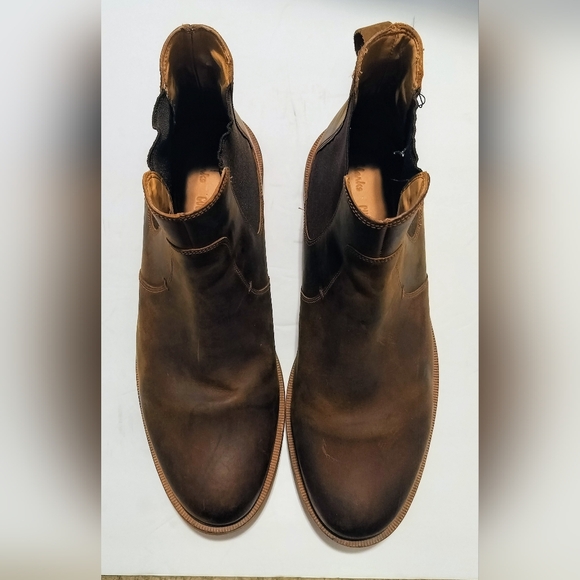 Clarks Chelsea Boot, Beeswax Leather, Brown, Size 12M - Picture 2 of 12